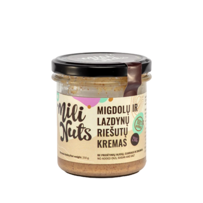 MIGDOLŲ IR LAZDYNŲ RIEŠUTŲ KREMAS